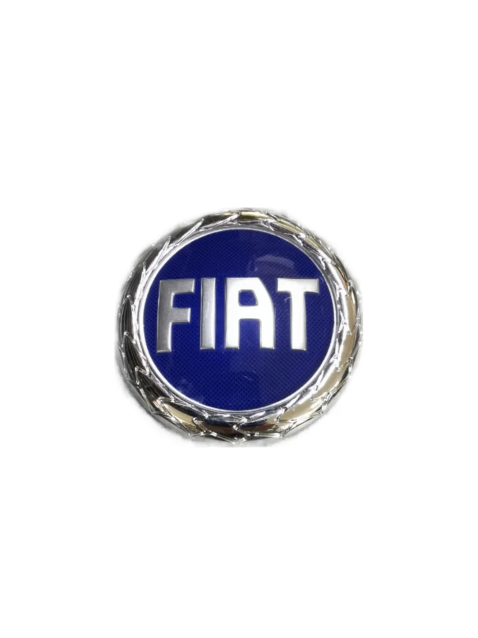 Эмблема Fiat 85мм синяя