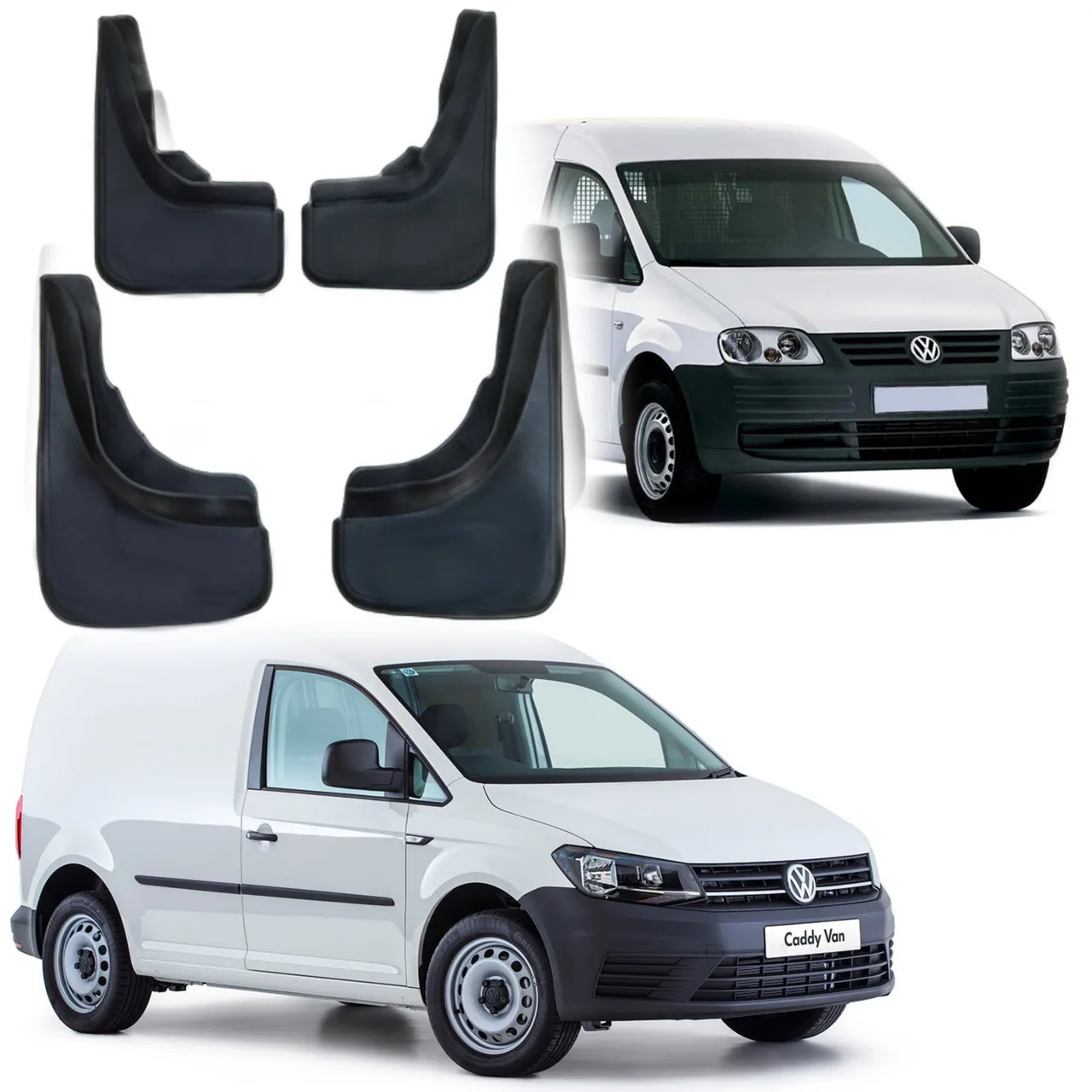 Бризковики WV Caddy (2004-2020) комплект 4 шт. гумові