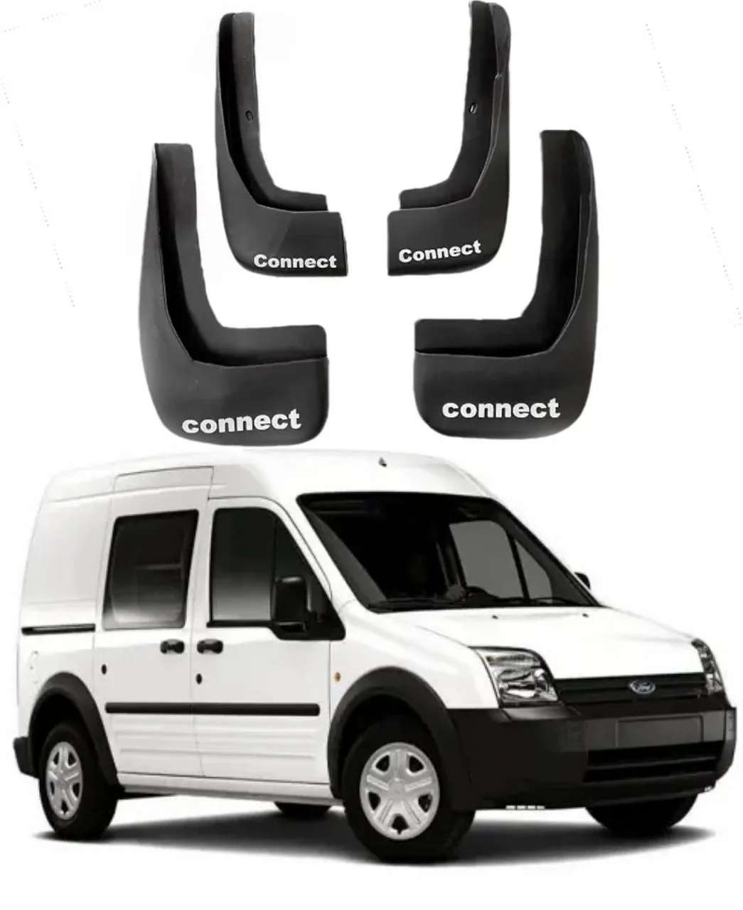 Бризговики Ford Transit Connect (2002-2013) 4шт комплект