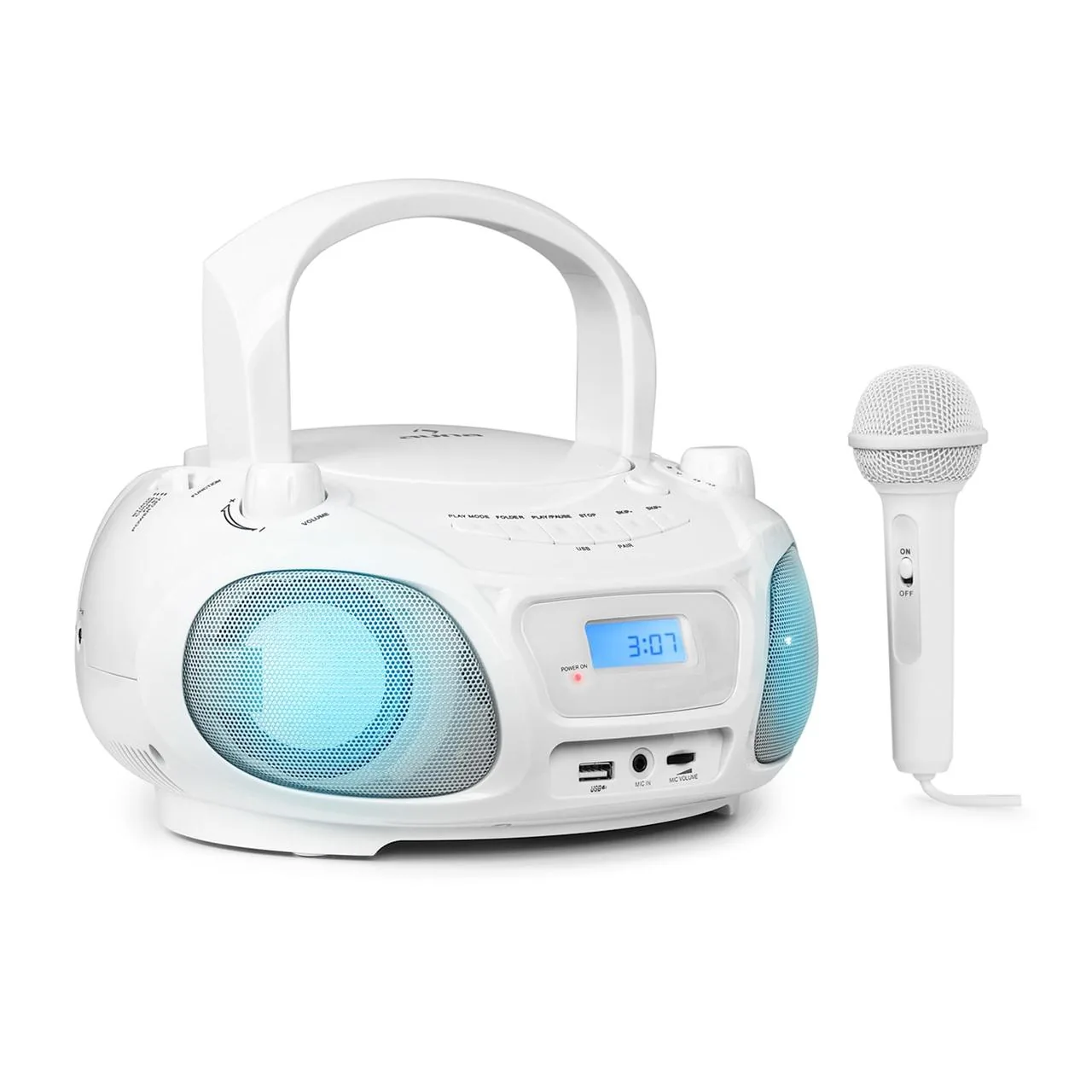 Бумбокс караоке Auna	Roadie (10032056) CD USB FM BT