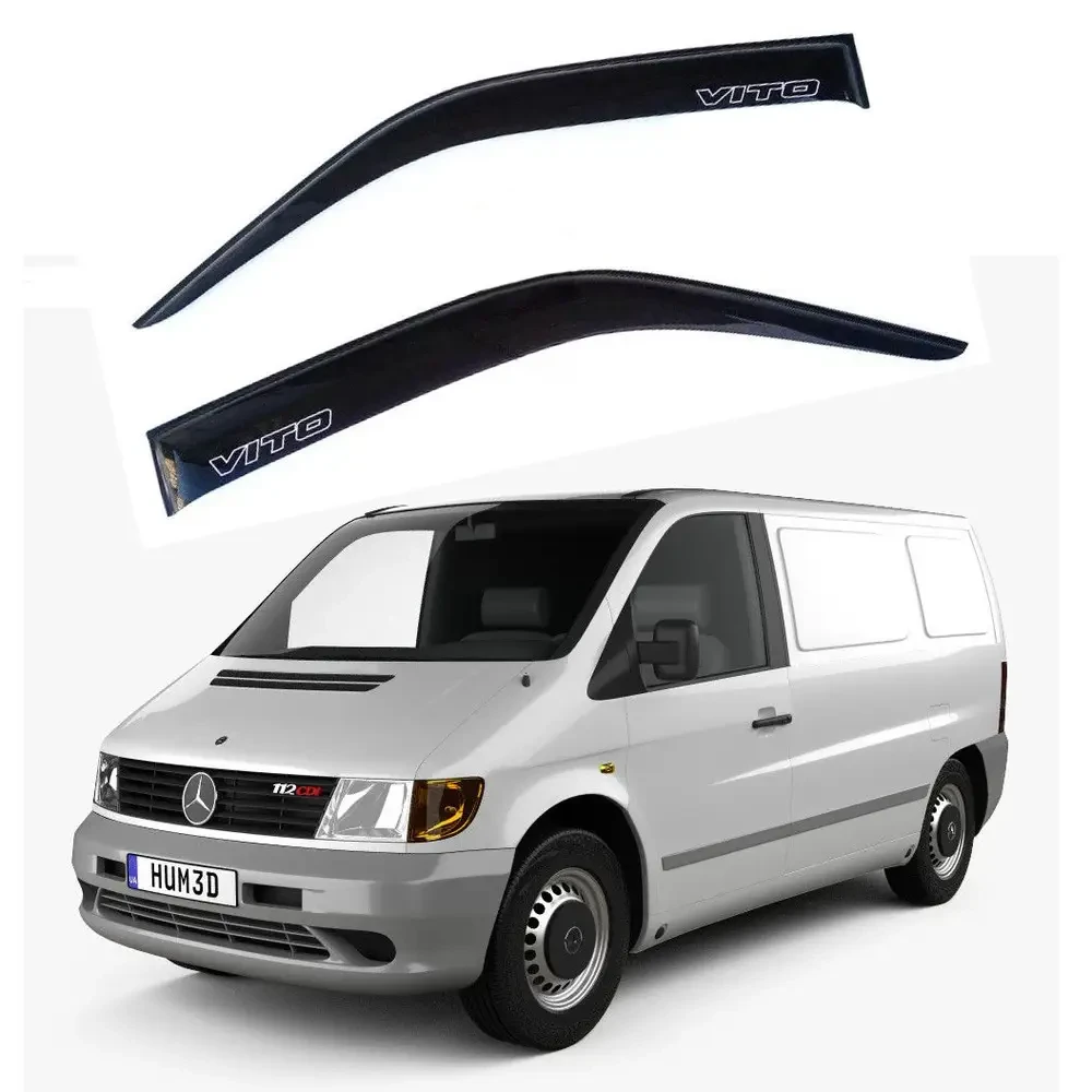 Дефлекторы окон ветровики Mercedes Vito 1996-2003 W638 Скотч SunPlex