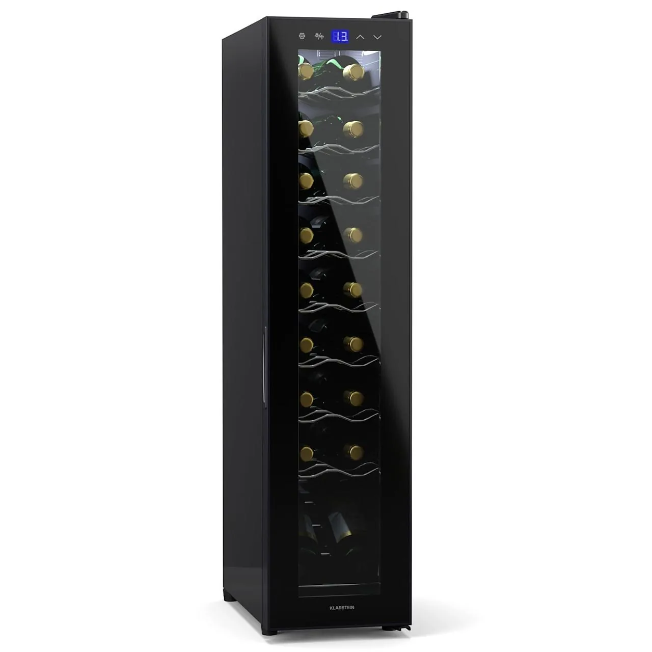 Винний холодильник Klarstein Shiraz 18 Slim Uno (10045302) 18 пляшок 50 л