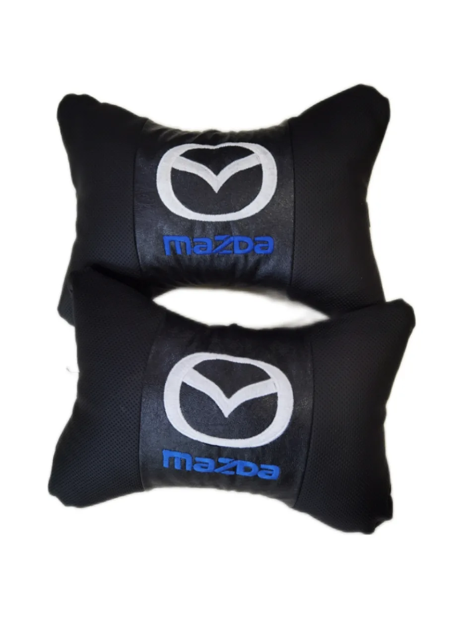 Подушки на подголовники ЭкоКожа Mazda 2шт