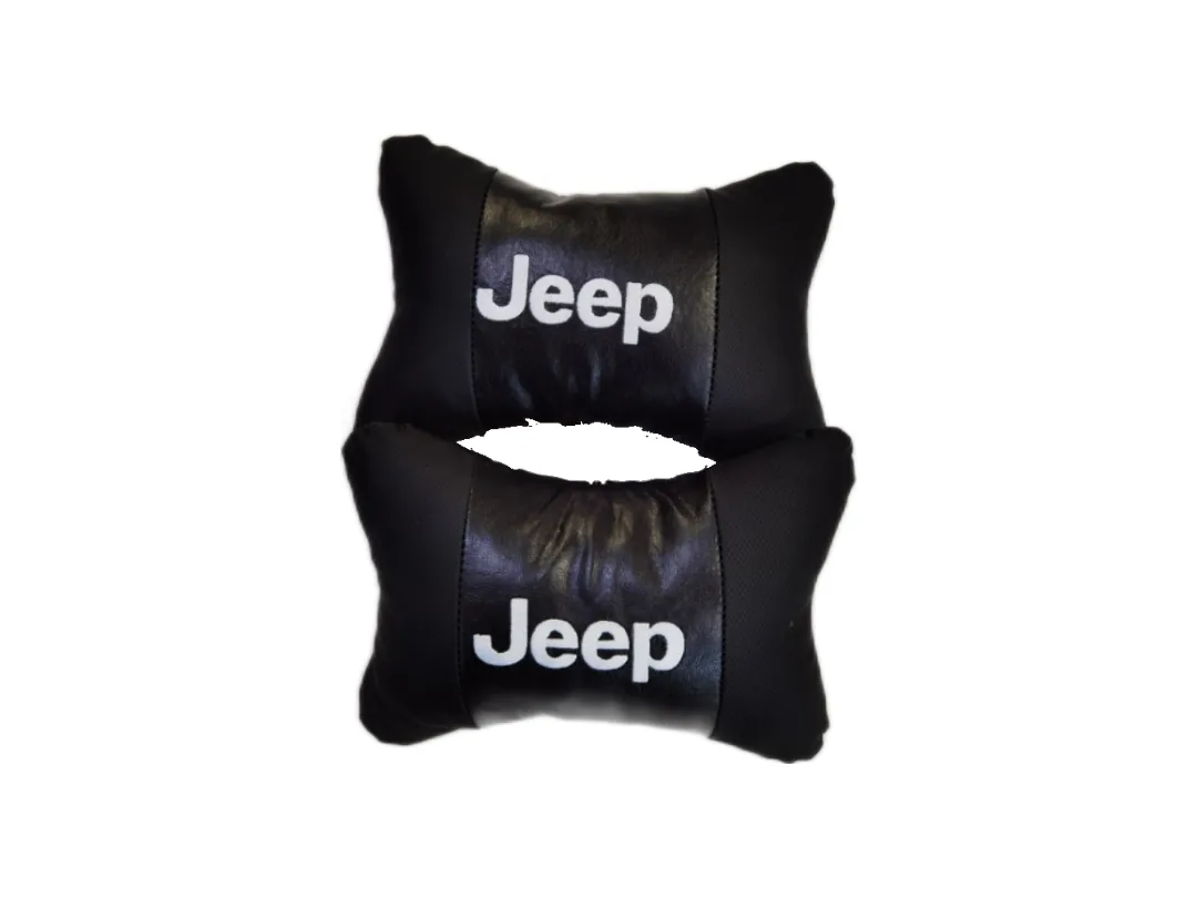 Подушки на подголовники ЭкоКожа Jeep 2шт