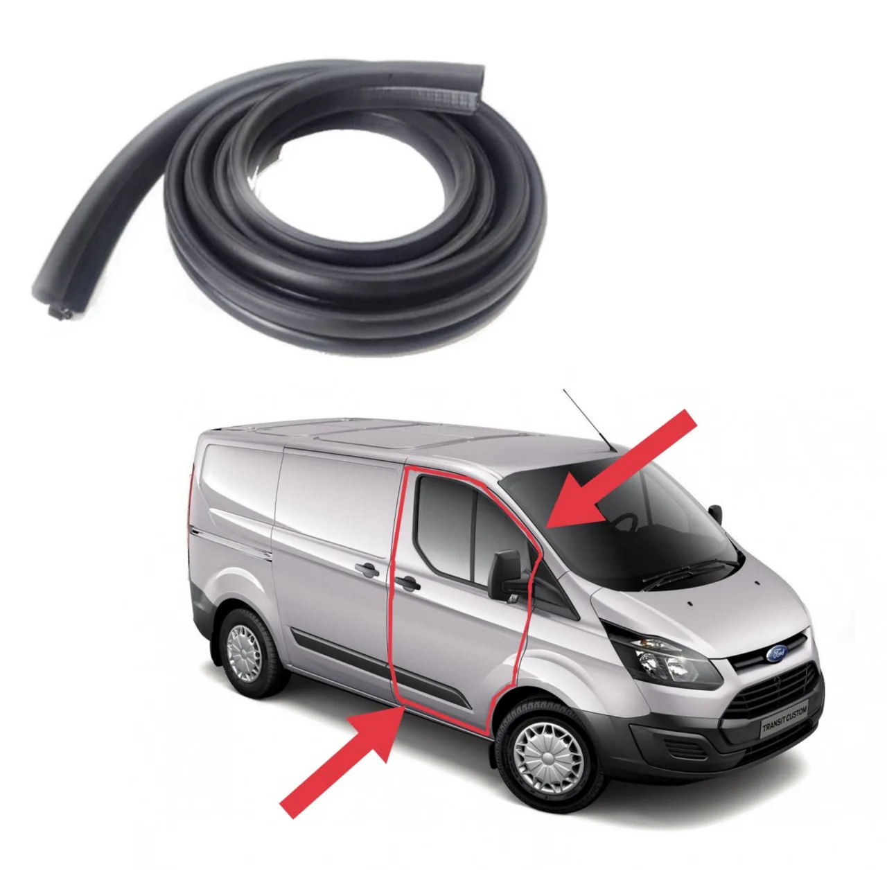 Ущільнювач отвору передніх дверей Ford Transit Custom (2012-2023) новий
