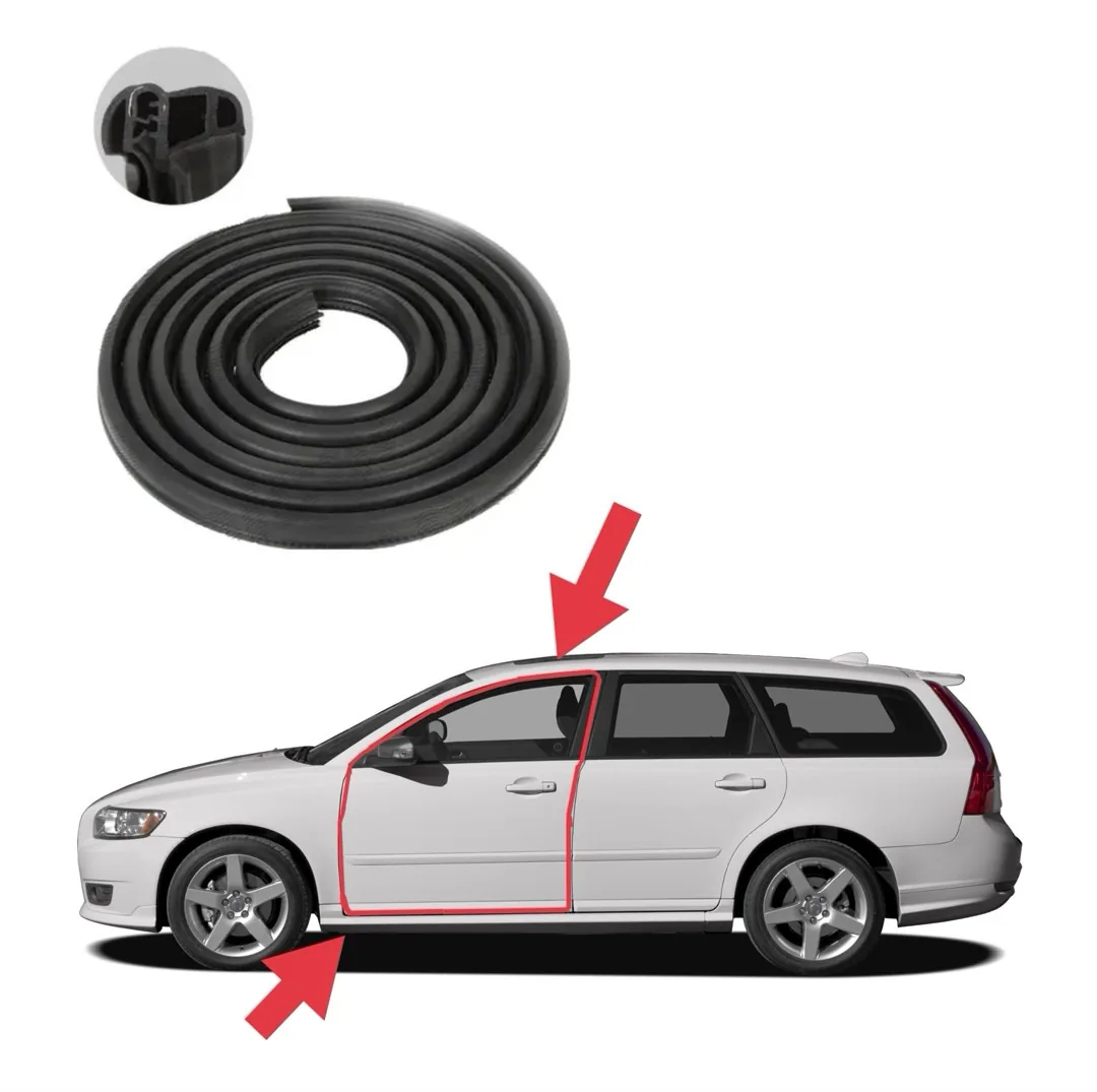 Уплотнитель проёма передней двери Volvo V50 (2004-2012) новый