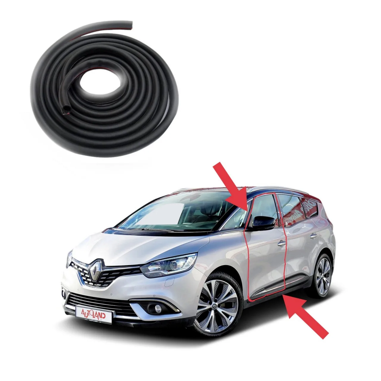 Уплотнитель проёма передней двери Renault Scenic 4 (2016-2022) новый