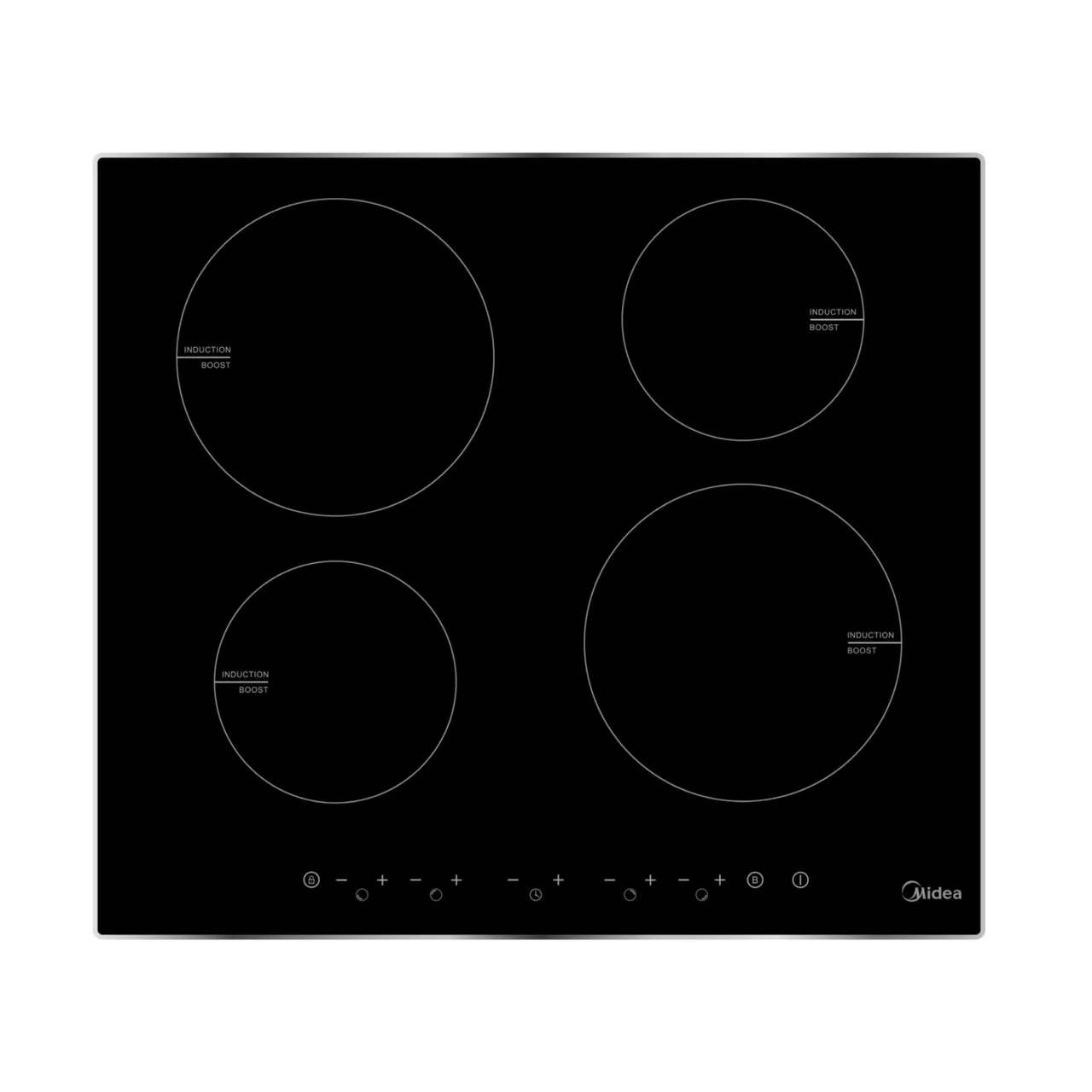 Индукционная варочная панель MIDEA KI400IX 7кВт 4х камфорки сенсорная