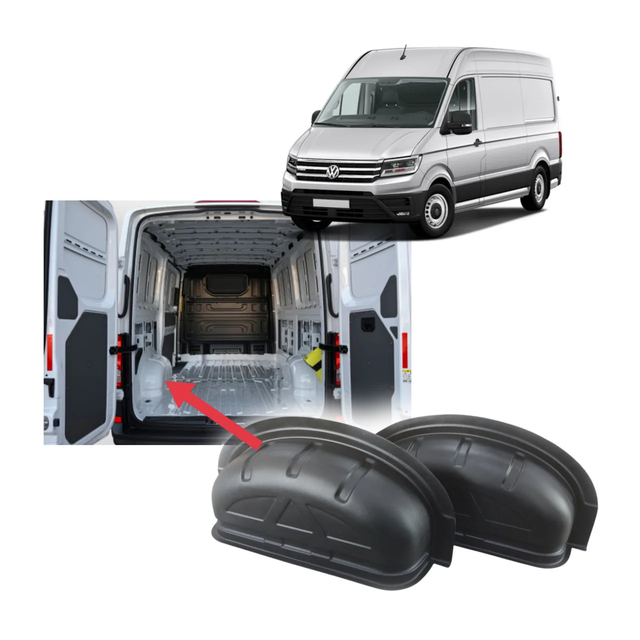 Накладки на колесні арки VW Crafter / MAN TGE (2017-2024)