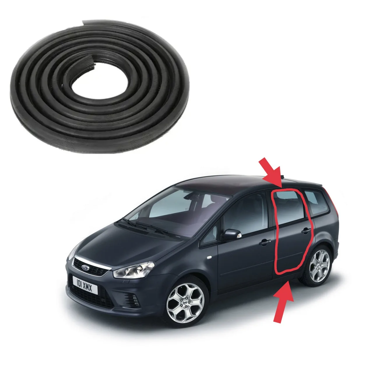 Уплотнитель проёма боковой двери Ford C-Max (2003-2010)