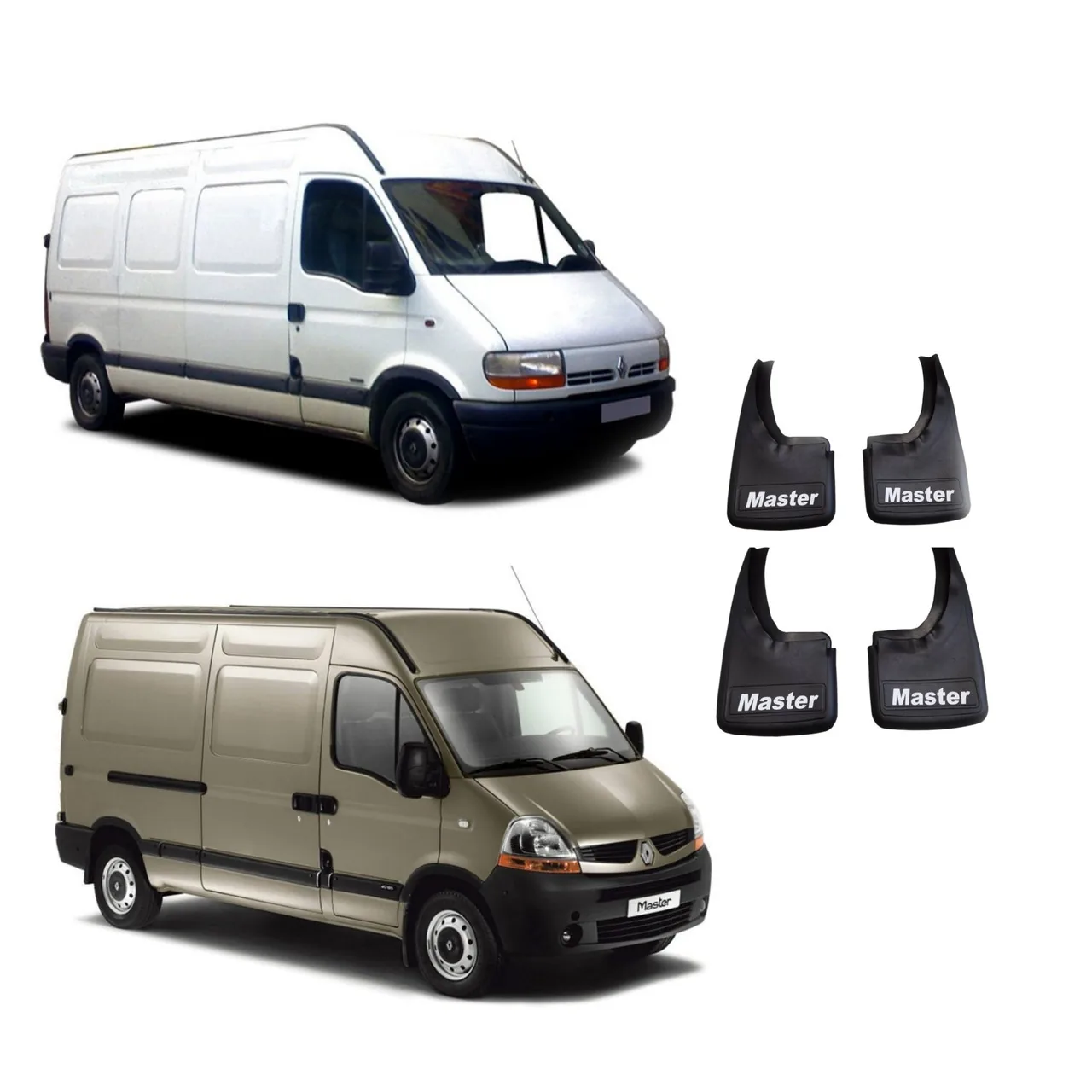 Бризговики резиновые Renault Master 2 (1997-2010)