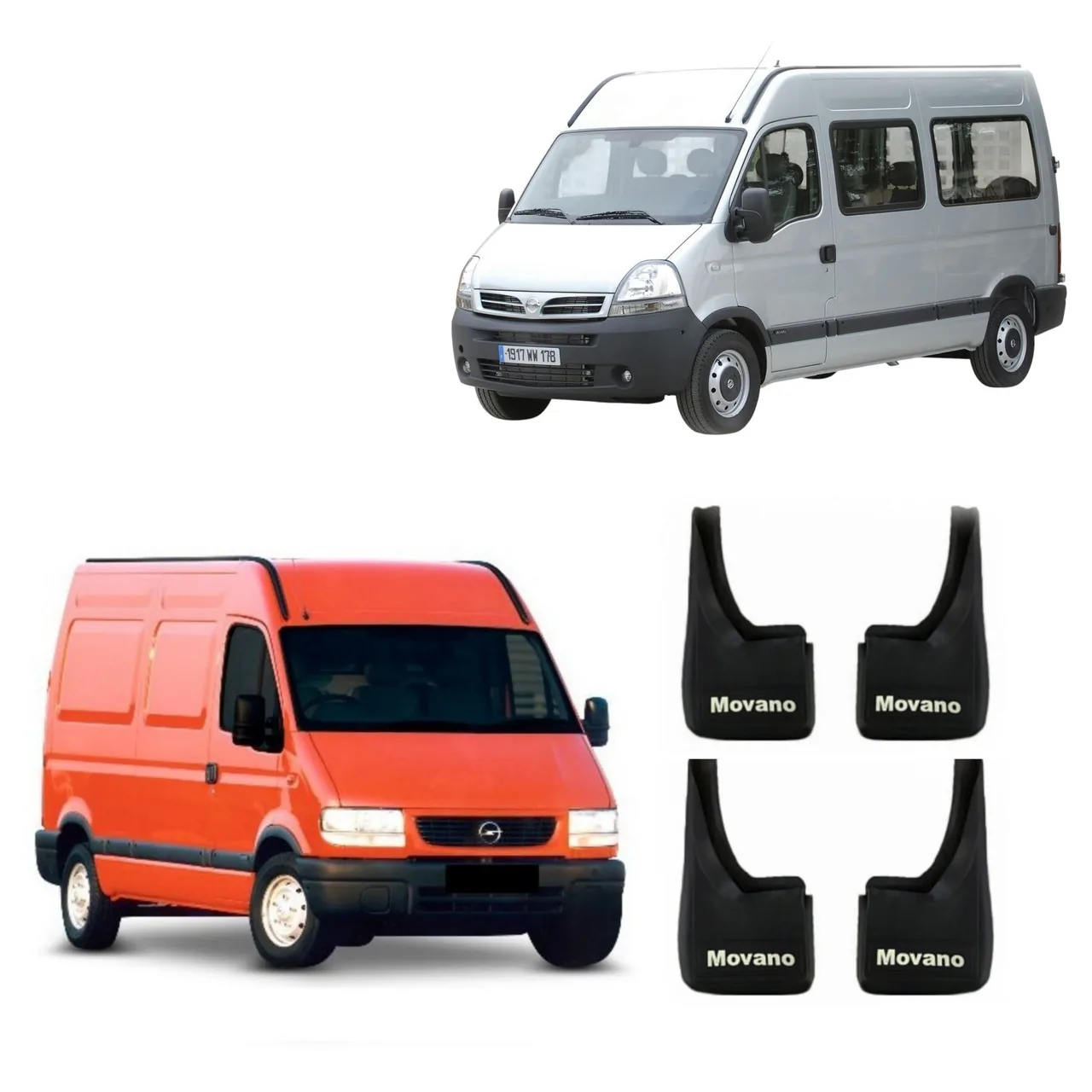 Бризгивики резиновые Opel Movano 2 (1997-2010)