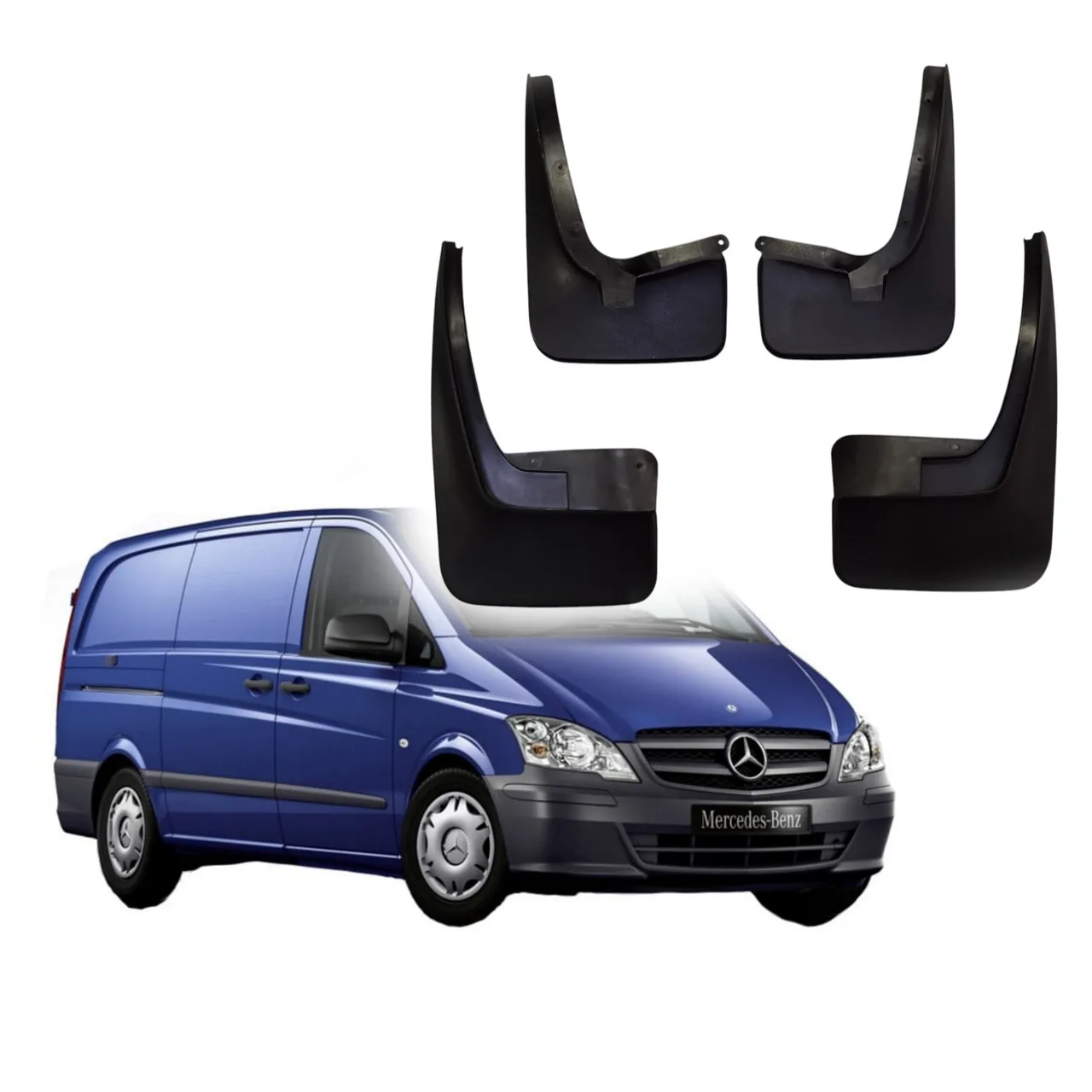 Комплект бризговиков 4шт для MB Vito W639 (2003-2014) Турция