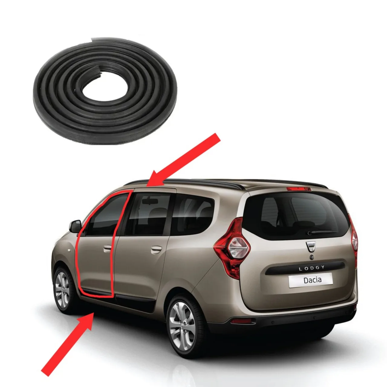Ущільнювач пройому передньої дверки Renault lodgy (2012-2022)