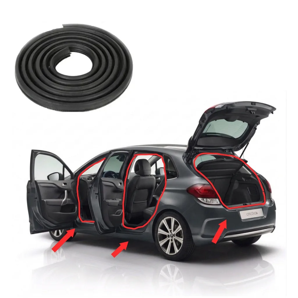 Комплект ущільнювачів 5шт для Citroen C4 (2010-2018)