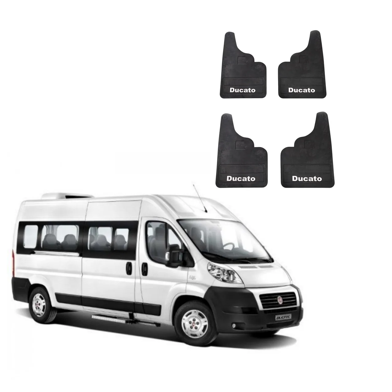 Бризковики гумові Fiat Ducato (2006-2024) комплект 4 шт.