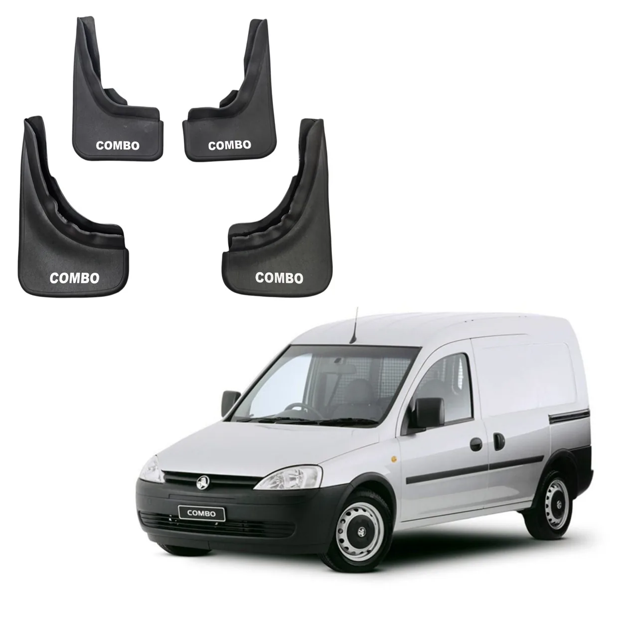 Гумові бризговіки Opel Combo (2001-2011) комплект 4 шт.