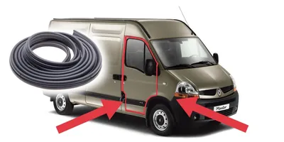 Ущільнювач передніх дверей Renault Master / Opel Movano (1997-2010) новий