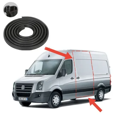 Ущільнювач Volkswagen Crafter пройому бокової відсувної дверки (2006-2016гг)
