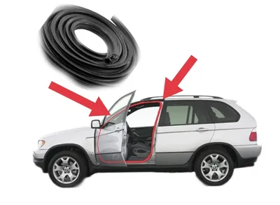 Ущільнювач прорізу передніх дверей BMW X5 E53 (1999-2006)