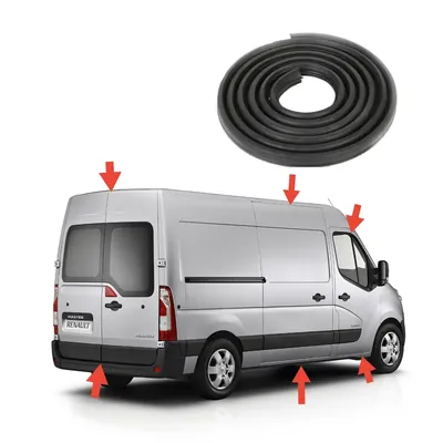 Комплект ущільнювачів 4шт Renault Master 3 / Opel Movano (2010-2023) новий