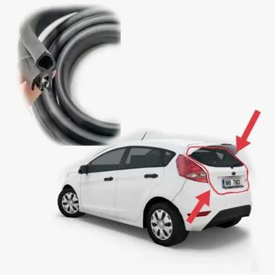 Ущільнювач задніх дверей ляди для Ford Fiesta 6 (2008-2023) новий