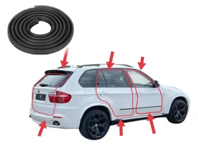 Комплект ущільнювачів дверей 5шт BMW X5 E70 (2007-2013)