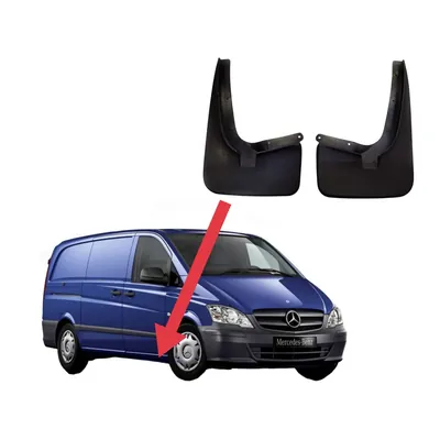 Передні бризговики 2шт для MB Vito W639 (2003-2014) Турція
