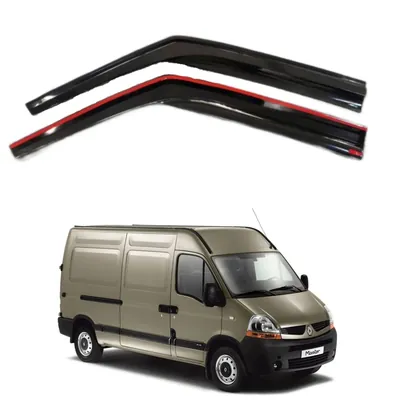 Дефлектори вікон вітровики Renault Master 2 (1997-2010) на скотчі SunPlex