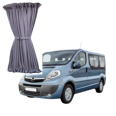 Шторки салону Renault Trafic / Opel Vivaro (2000-2023) сірі