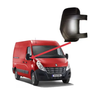 Кришка дзеркала права Renault Master 3 / Opel Movano 3 / Nissan NV400 (1 шт.) чорний