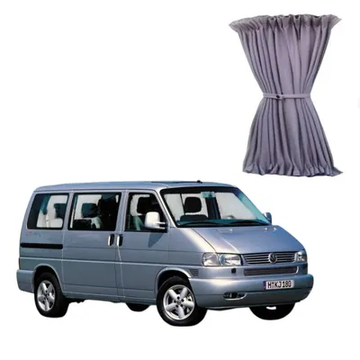 Шторки салону WV T4 (1990-2003) сірі