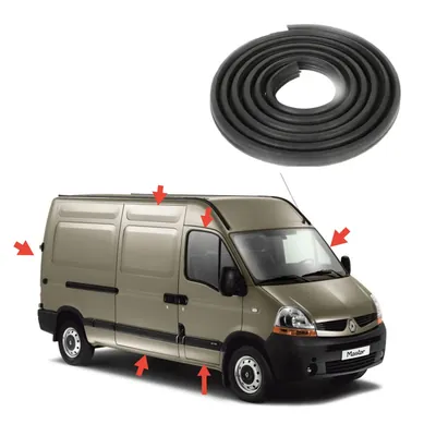 Комплект ущільнювачів 4щт Renault Master / Opel Movano (1997-2010)