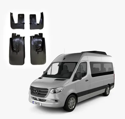 Комплект бризговиков Sprinter W907 (2018-2024) 4шт Licove
