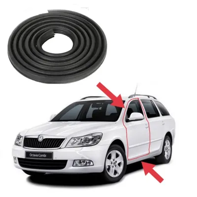 Ущільнювач пройому передньої дверки водія Skoda Octavia (2004-2013)