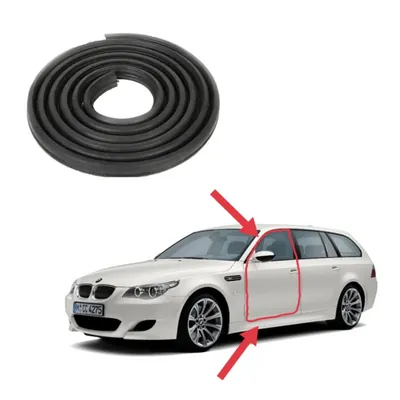 Ущільнювач пройому передньої дверки BMW E60/61 (2003-2010) з бархаткою
