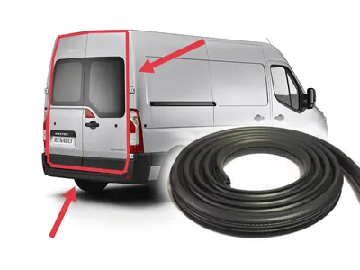 Ущільнювач задньої двері Renault Master / Opel Movano (2010-2023) новий