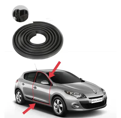 Ущільнювач передньої дверки Renault Megane 3 (2008-2015)