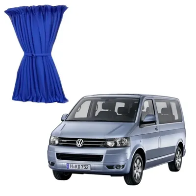 Шторки в салон WV T5/T6 (2003-2023) сині