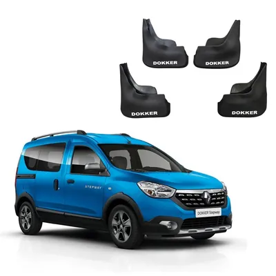 Гумові бризговіки Renault/Dacia Dokker (2012-2021) комплект 4 шт.
