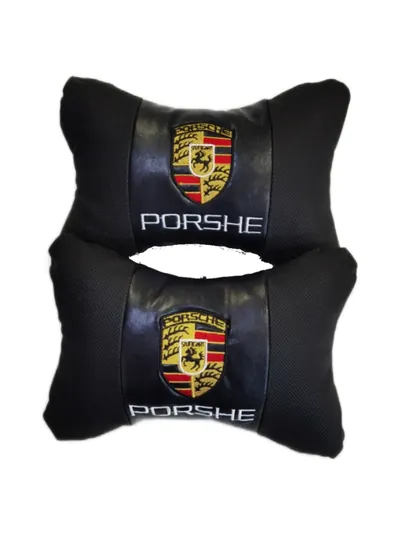 Подушки на підголівники Екошкіра Porshe 2 шт.
