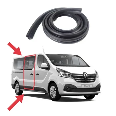 Ущільнювач для пройома бічних розсувних дверей Trafik Vivaro Talento 2015+