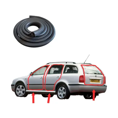 Комплект ущільнювачів 5шт Skoda Octavia Tour (1996-2010)