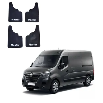 Бризковики Renault Master 3 (2010-2024) комплект 4 шт., плоскі