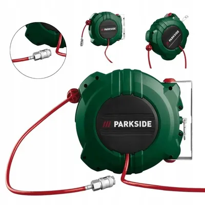 Автоматична котушка зі шлангом для стисненого повітря Parkside PDST 10 B3